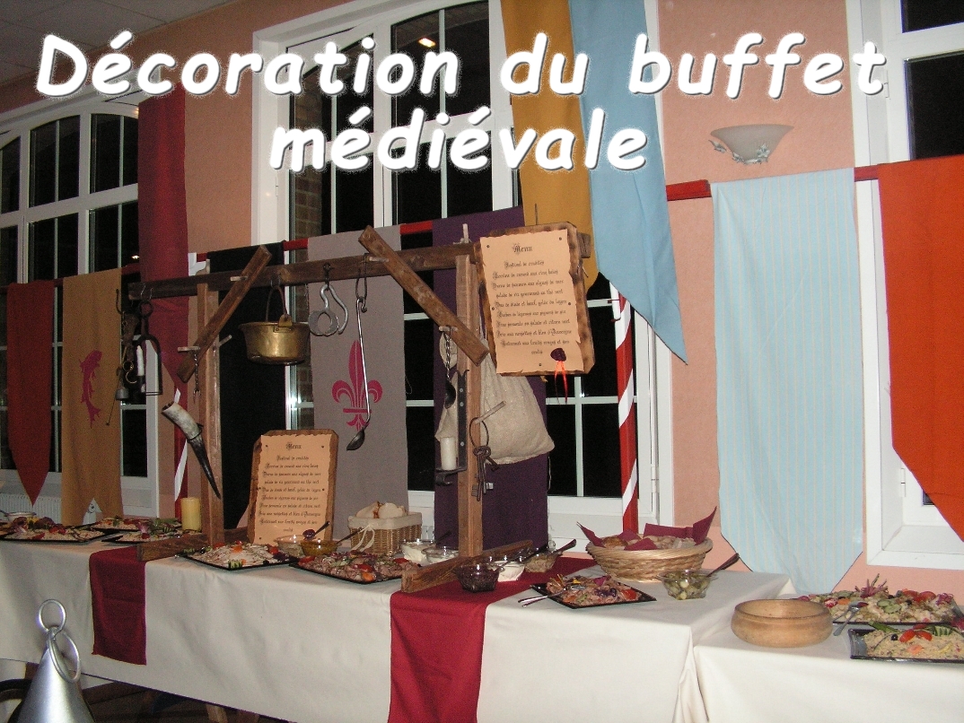 mariage table banquet medieval